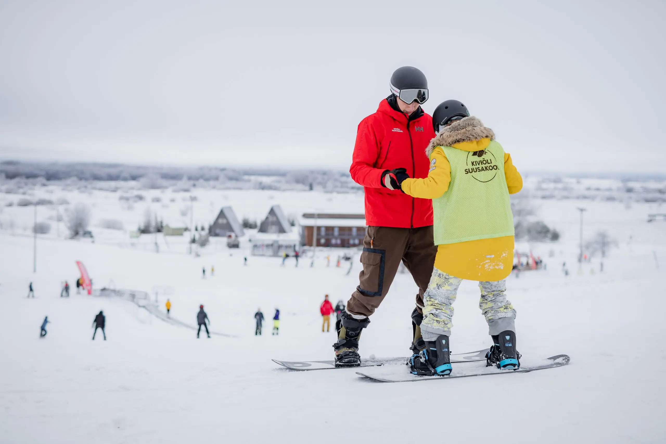 Kiviõli Adventure Center in winter
